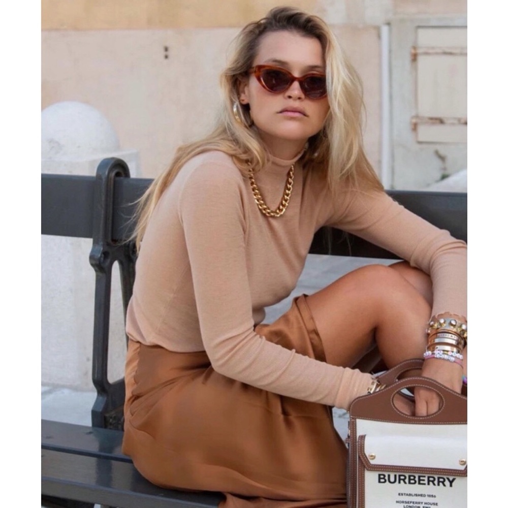 Dannijo Copper Midi Slip Dress